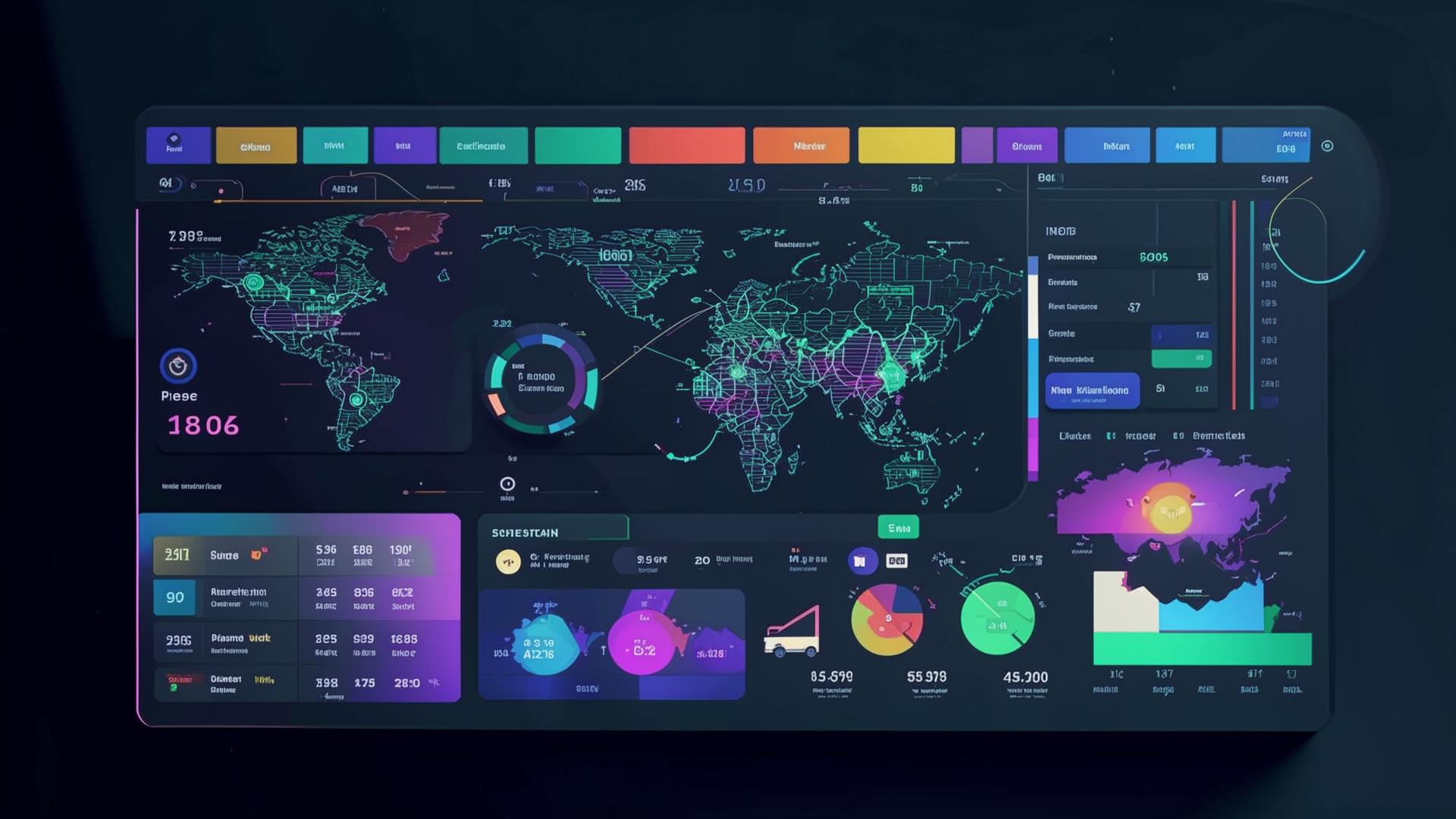 FreightCore supply chain map